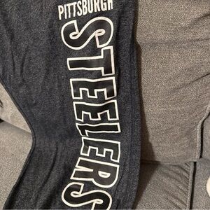 Pittsburgh Steelers Women's Black grey large lounge